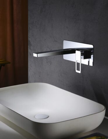 misturadora de lavat&oacute;rio de parede design moderno