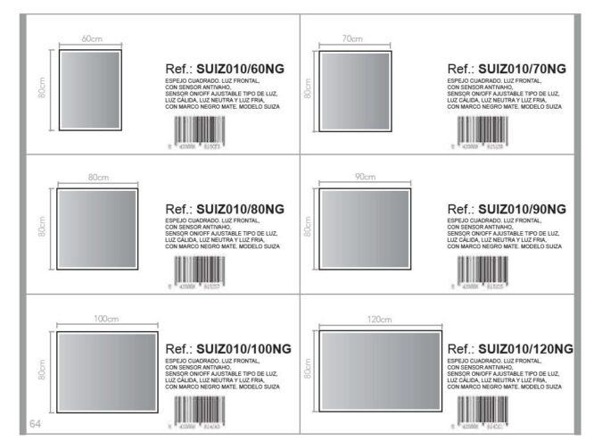 Espelho Led Suiza - Image 7