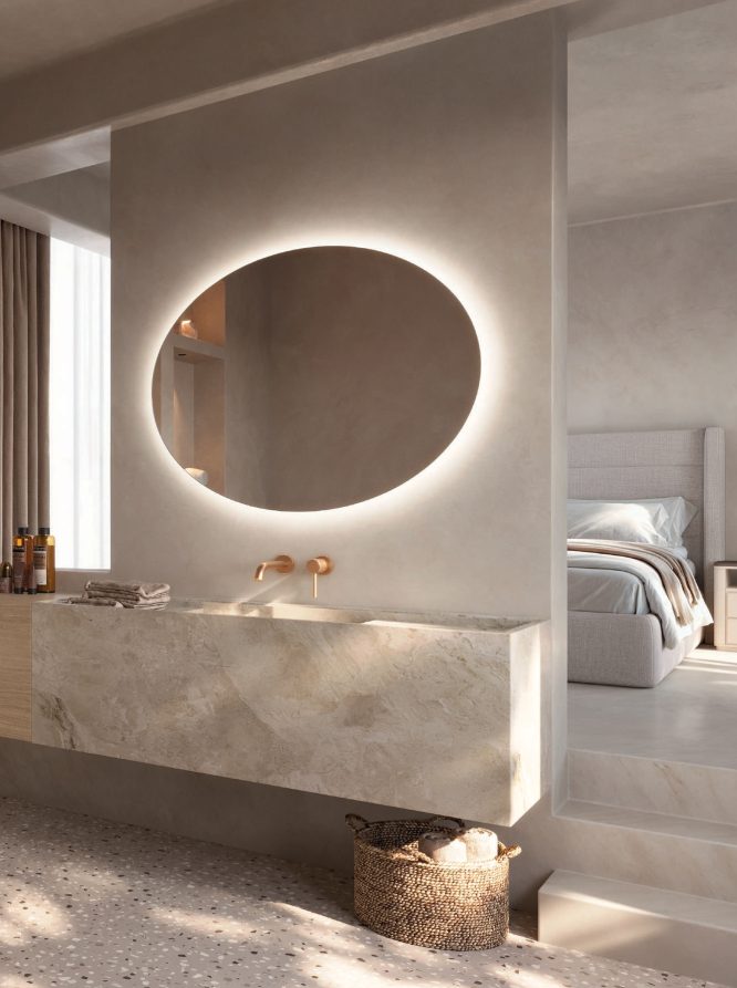 Espelho Led Oval