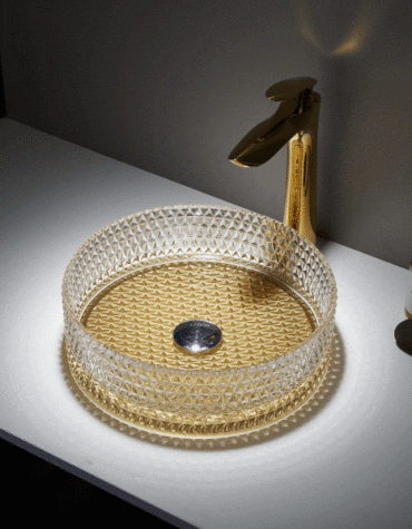 Lavatório de pousar Verona vidro