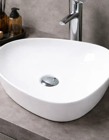 Lavat&oacute;rio de pousar org&acirc;nico branco Ronda