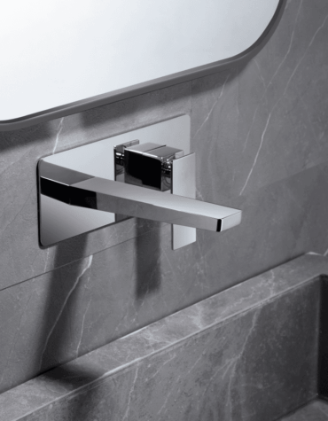 torneira de lavat&oacute;rio encastrada com bica reta