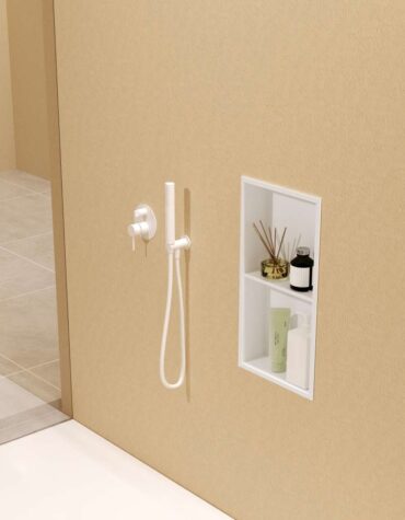 Nicho de duche vertical duplo Artic 30x60 cm