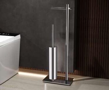 Suporte porta-rolos com pia&ccedil;ava Pratic