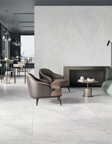 Pavimento Lâmina Bibury White mate 120x280