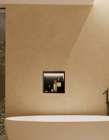 Nicho de duche com luz LED Indic 30x30