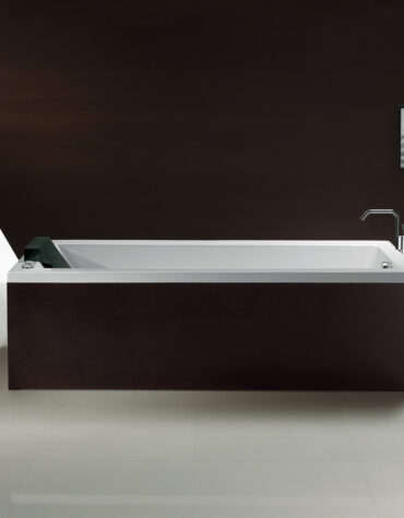 banheira Planissima retangular branca com design minimalista