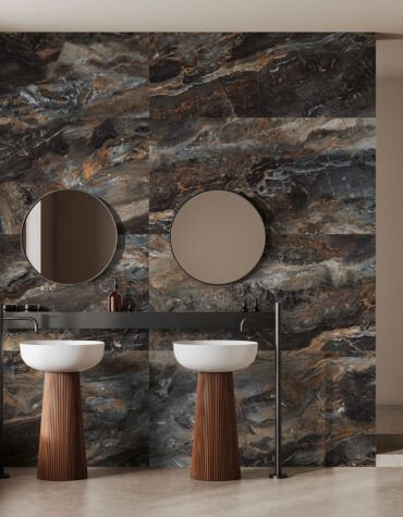 Pavimento cer&acirc;mico Intur Black 60x120