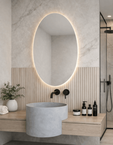 Espelho Led Oval Ariel
