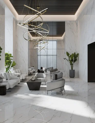 Pavimento cer&acirc;mico grande formato Excentric 120x280