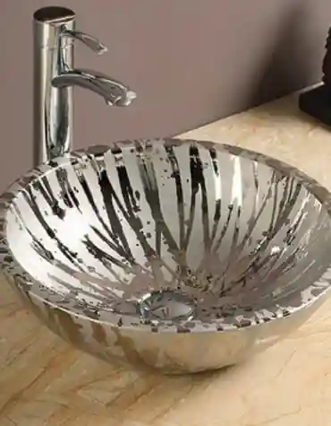 Lavatório de pousar Ouviedo Prata