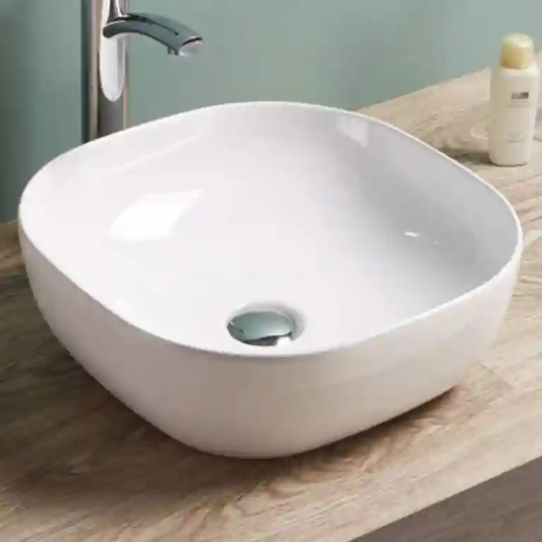 Lavatório de bancada branco Charlotte