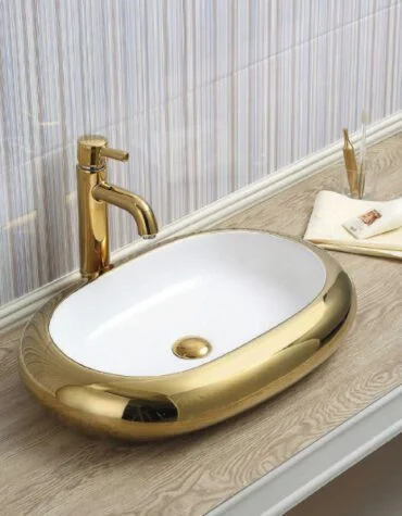 Lavatório de pousar ouro San Diego
