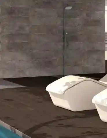 Deck cerâmico para exterior 22,5x90