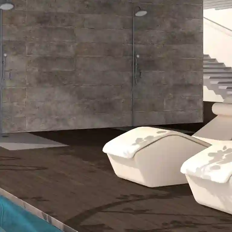 Deck cerâmico para exterior 22,5x90 1 Deck cerâmico para exterior 22,5x90