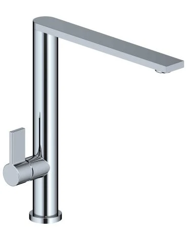 Torneira de cozinha bancada Halo cromada com design minimalista e moderno