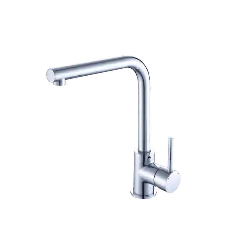 Torneira de cozinha Oxford cromado 1 Torneira de cozinha Oxford cromado com design moderno de linhas retas