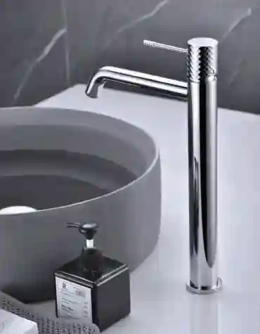 Torneira de lavatório alta Genova texturizada