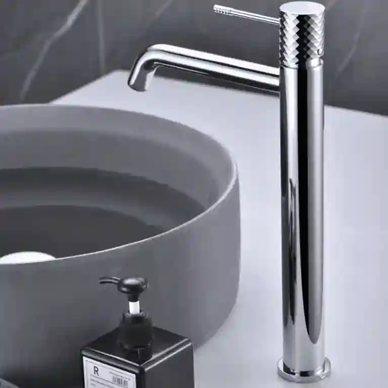 Torneira de lavatório alta Genova texturizada