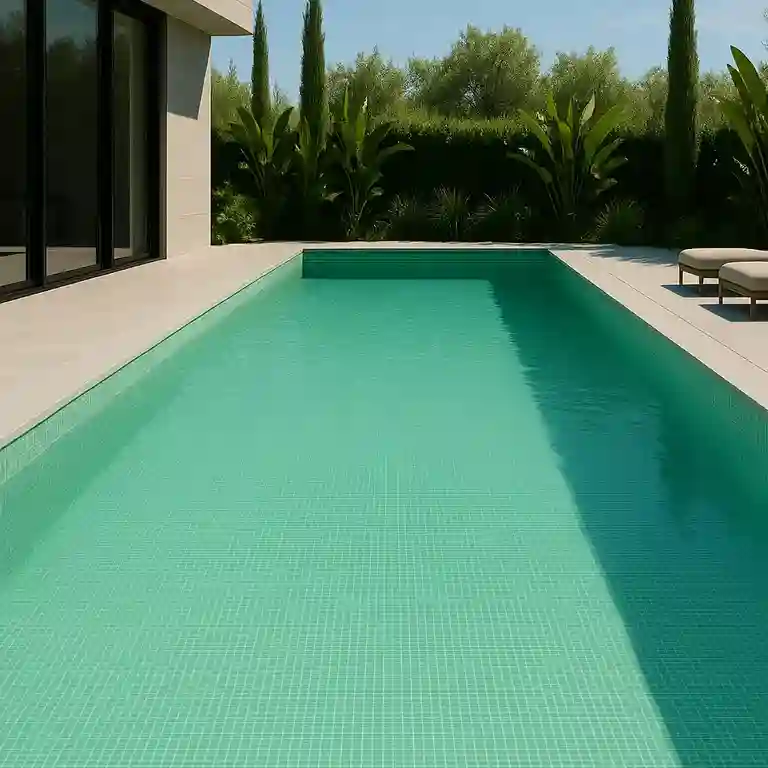 Revestimento Pastilha de piscina Verde 1 Revestimento Pastilha de piscina Verde