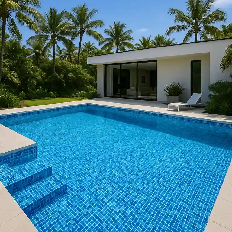 Pastilha cerâmica Azul Mistura 1 Pastilha cerâmica Azul Mistura