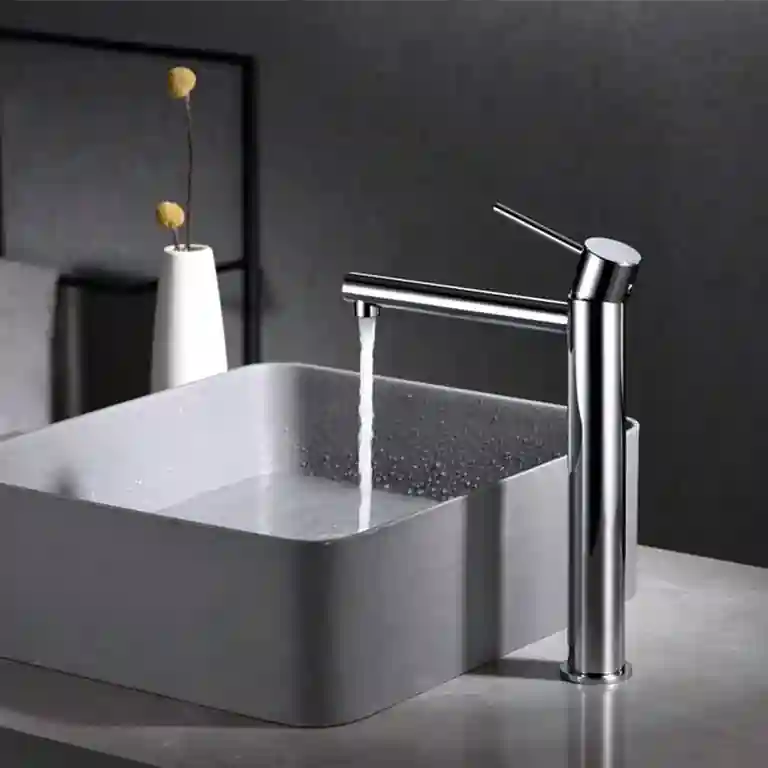 Torneira de Lavatório Alta Milos Contemporâneo