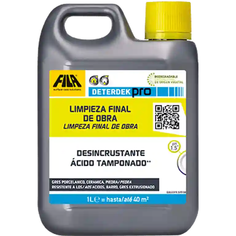 Detergente Deterdek Pro - Limpeza final de obra 1 Detergente Deterdek Pro - Limpeza final de obra