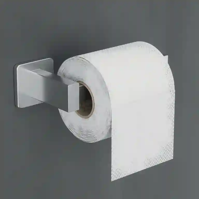 Suporte para papel higiénico Technic 1 Suporte para papel higiénico Technic com design moderno e fixação segura