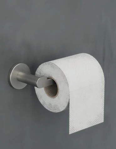 Porta-rolos para casa da banho Pratic com design moderno e instalação versátil