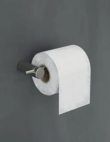 Porta-rolos WC Time com design minimalista e acabamento sofisticado
