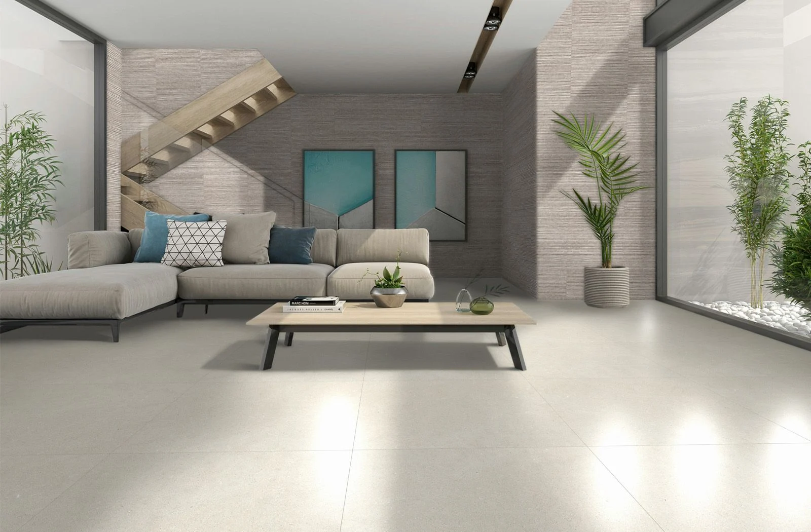 Pavimento cerâmico Khala Cream 120x120