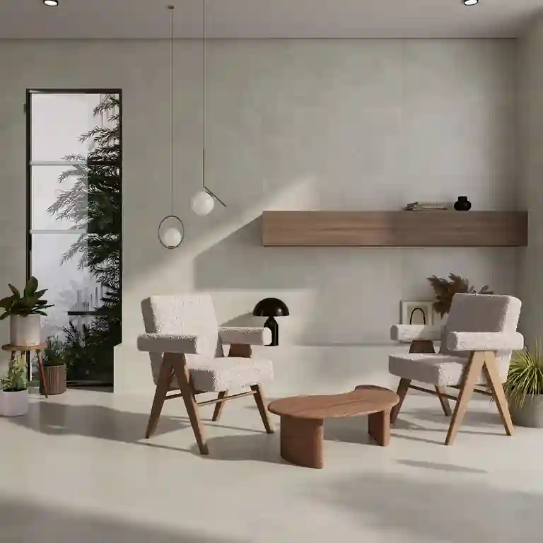 Pavimento cerâmico efeito cimento Balbi Ceniza 1ª