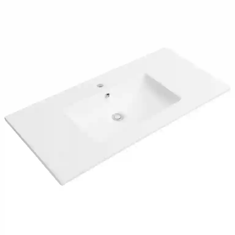 Lavatório cerâmico de encastre 1 pio