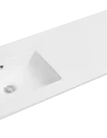 Lavatório cerâmico cuba esquerda/direita