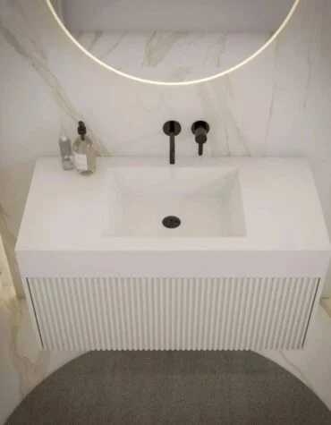 Bancada carga mineral Misy 12cm 1 cuba